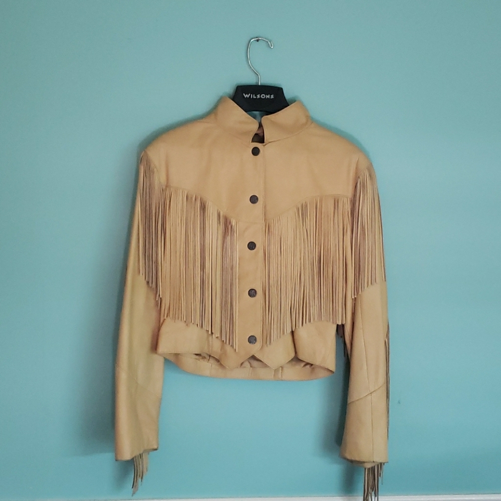 Wilsons Fringe leather jacket